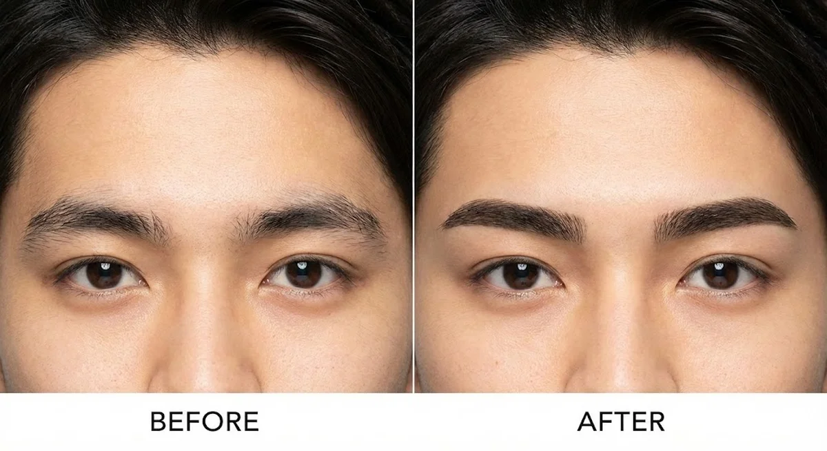 ハリウッドブロウリフト ビフォーアフター1